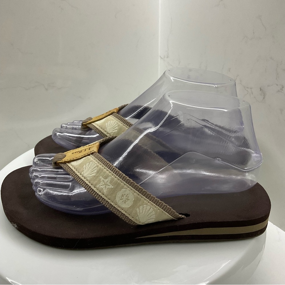 L.L. Bean Original Seashell Flip Flops Women’s Si… - image 3